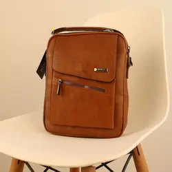 کیف دوشی مردانه چرم صنعتی بیورا سایز بزرگ مدل dbb34