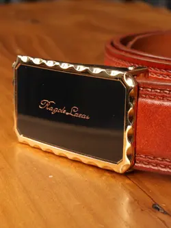 کمربند چرم طبیعی بیورا مدل پلاکی k025