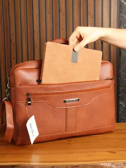 کیف اداری مردانه چرم صنعتی بیورا مدل eez50