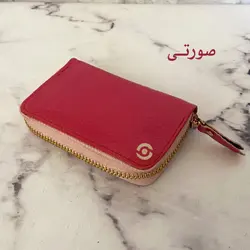 کیف کارت مردانه آکاردئونی چرم طبیعی بیورا مدل acc9