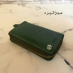 کیف کارت مردانه آکاردئونی چرم طبیعی بیورا مدل acc9