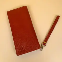 کیف دسته چک چرم طبیعی بیورا مدل acc14