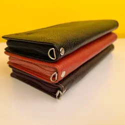 کیف دسته چک چرم طبیعی بیورا مدل acc14