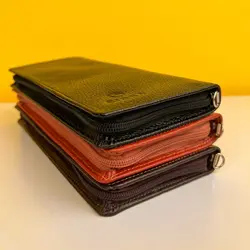 کیف دسته چک چرم طبیعی بیورا مدل acc14