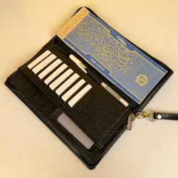 کیف دسته چک چرم طبیعی بیورا مدل acc14