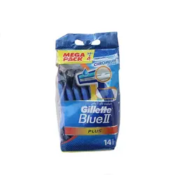 خودتراش ژیلت مدل Blue 2 plus بسته 14 عددی