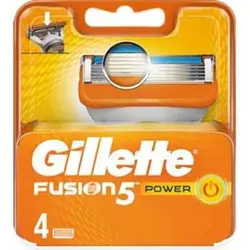 تیغ یدک ژیلت مدل Fusion  بسته 4 عددی