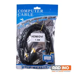 کابل HDMI به DVI طول 1.5 متر - رادینو پلاس