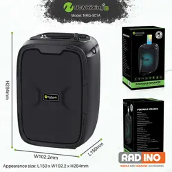 اسپیکر بلوتوثی نیو ریکسینگ مدل NewRixing 501A - رادینو پلاس