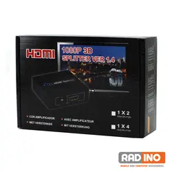 اسپلیتور 1 به 2 HDMI مدل کایزر - رادینو پلاس