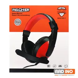 هدفون سیمی مچر مدل Macher MR-71 - رادینو پلاس