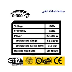 دستگاه اتو لوله سبز کنزاکس مدل KPWM-120 - ابزار برکت