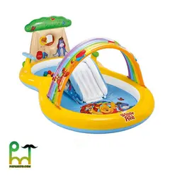 استخر و سرسره بادی اینتکس طرح پو مدل 57136