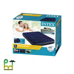 تشک بادی دونفره اینتکس همراه با پمپ و بالش مدل intex 64765