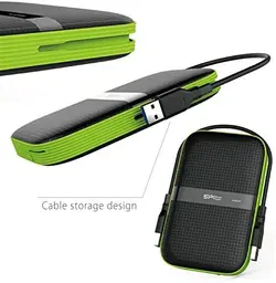 هارد اکسترنال SiliconPower سلیکون پاور مدل Armor A60 USB 3.2 ظرفیت 1 ترابایت