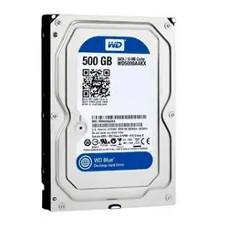 هارد دیسک اینترنال وسترن دیجیتال WD BLUE ظرفیت ۵۰۰ گیگابایت