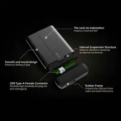 هارد اکسترنال APACER اپیسر مدل AC732 USB 3.2 ظرفیت 5 ترابایت