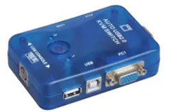 کی وی ام سوئیچ 1 به 4 اتو یو اس بی( auto usb 4p قابلیت وسئیچ از روی کیبورد)