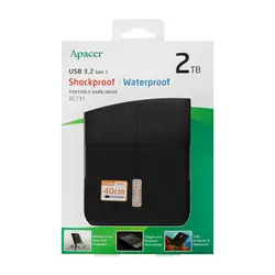 هارد اکسترنال APACER اپیسر مدل AC731 USB 3.2 ظرفیت 2 ترابایت