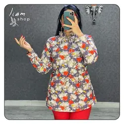 تونیک یقیه ایستاده چین دار