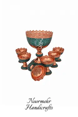 ست آجیل خوری فیروزه کوبی