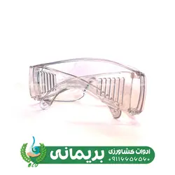 عینک ایمنی تک پلاست مدل کرکره ای سفید TAK PLAST - فروشگاه ادوات کشاورزی بریمانی