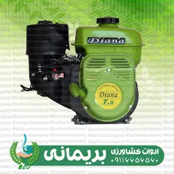 موتور تک دیانا 7 اسب کولتیواتوری بنزینی تسمه ای DN170F-2