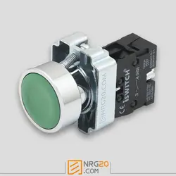 خرید شاسی استارت فلزی آی سوییچ | iswitch XB2-BA31 | انرژی ۲۰