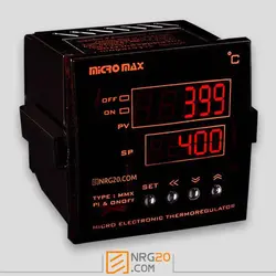 خرید ترموستات ۵۰- تا ۴۰۰ K میکرومکس 400PI | انرژی ۲۰