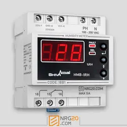خرید رطوبت سنج شیوا امواج مدل 18B1 | کنترلر رطوبت با سنسور