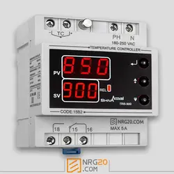 خرید ترموستات ۰ تا ۹۰۰ شیوا امواج مدل 15B2 | کنترلر دما