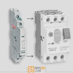 کنتاکت کمکی قابل نصب کنار کلید حرارتی هیمل یک باز یک بسته