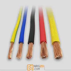 خرید سیم افشان 0.75*1 سیم و کابل مشهد |حداکثر 9 A| انرژی 20