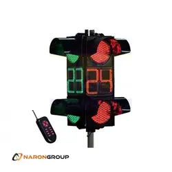 چراغ راهنمایی و ثانیه شمار چراغ راهنمایی