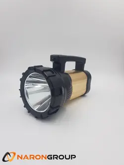 چراغ قوه دستی شارژی طلایی مشکی