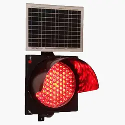 چراغ راهنمایی تک خانه سولار