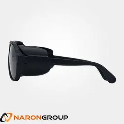 عینک جوشکاری اسپورت حفاظ دار دودی