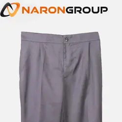 مانتو و شلوار کار زنانه سیلوری طوسی آبی