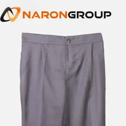 مانتو و شلوار کار زنانه طرح بوفالو طوسی استخوانی