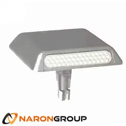 گل میخ آلومینیومی 15*15 با نگین شیشه ای یک طرفه