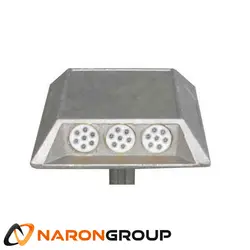 گل میخ آلومینیومی دو طرفه 15*15 با نگین شیشه ای