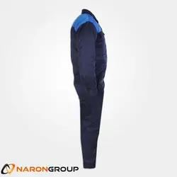 لباس کار ایران خودرویی زیپ نقاب دار سرمه ای آبی