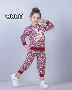 بلوز شلوار دخترانه خرگوش کد 1454 - عمده فروشی لباس بچه‌گانه اکوبازار