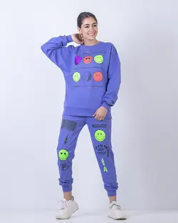 کراپ شلوار دخترانه ایموجی - عمده فروشی لباس بچه‌گانه اکوبازار