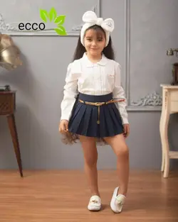 دامن پلیسه کرپ مازاراتی درجه یک - عمده فروشی لباس بچه‌گانه اکوبازار