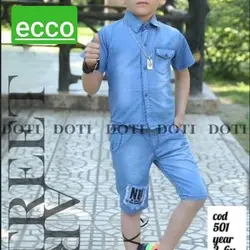 پیراهن شلوارک لی پسرانه