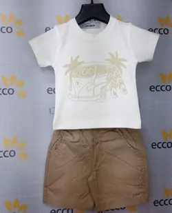 تیشرت شلوارک کتان اسپرت