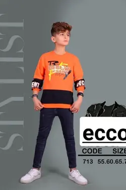 بلوز پسرانه کد 713 - عمده فروشی لباس بچه‌گانه اکوبازار