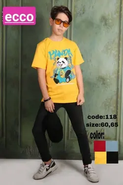 تیشرت پسرانه کد 118 - عمده فروشی لباس بچه‌گانه اکوبازار