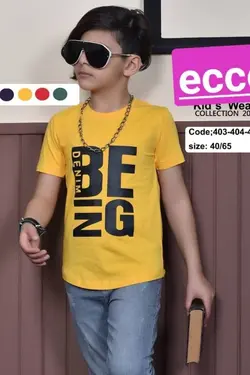 تیشرت پسرانه کد 403 - عمده فروشی لباس بچه‌گانه اکوبازار